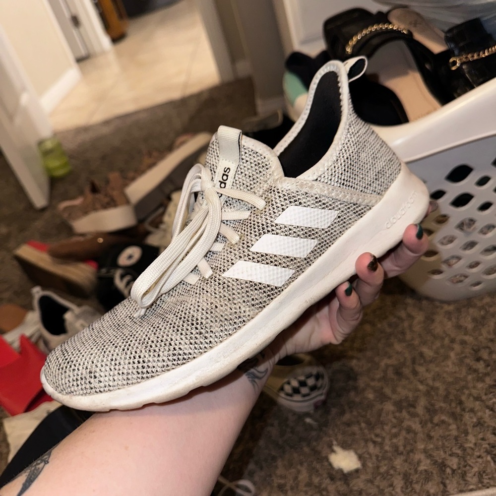 Adidas running shoes. Fits like a 9!